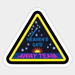 Heaven's Gate Away Team Sticker